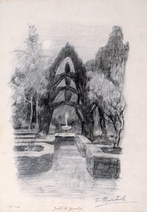 A Generalife kertjei alkotó: Santiago Rusiñol
